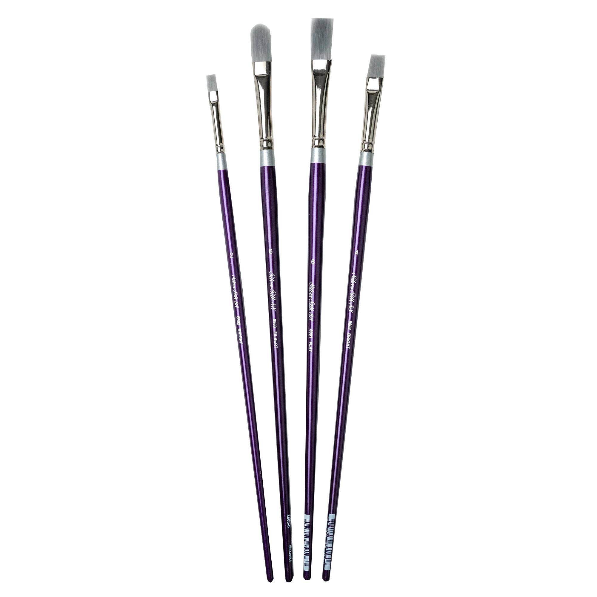 Silver Brush Limited Silver Silk 88® 4 Piece Brush Set